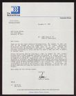 Letter from David B. Benham to Victor Delano